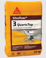 Endurecedor mineral en polvo, coloreado, para pavimentos, Sikafloor®-3 QuartzTop de Sika. Gris cementoso